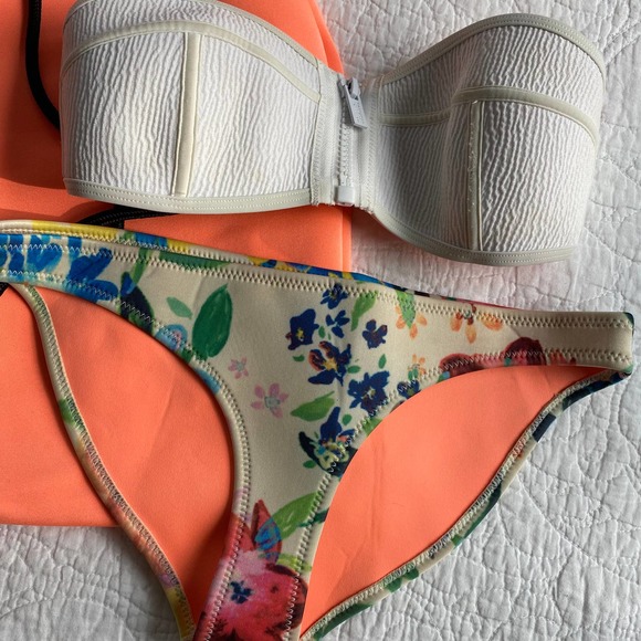 🌼 TRIANGL Confetti Garden Lemon Rose Bikini Set - Picture 4 of 7